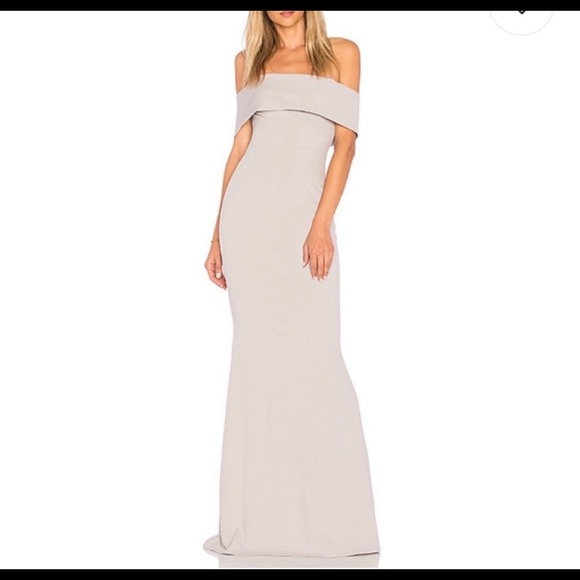 Katie May Legacy Gown in Dove Crepe - Picture 5 of 5